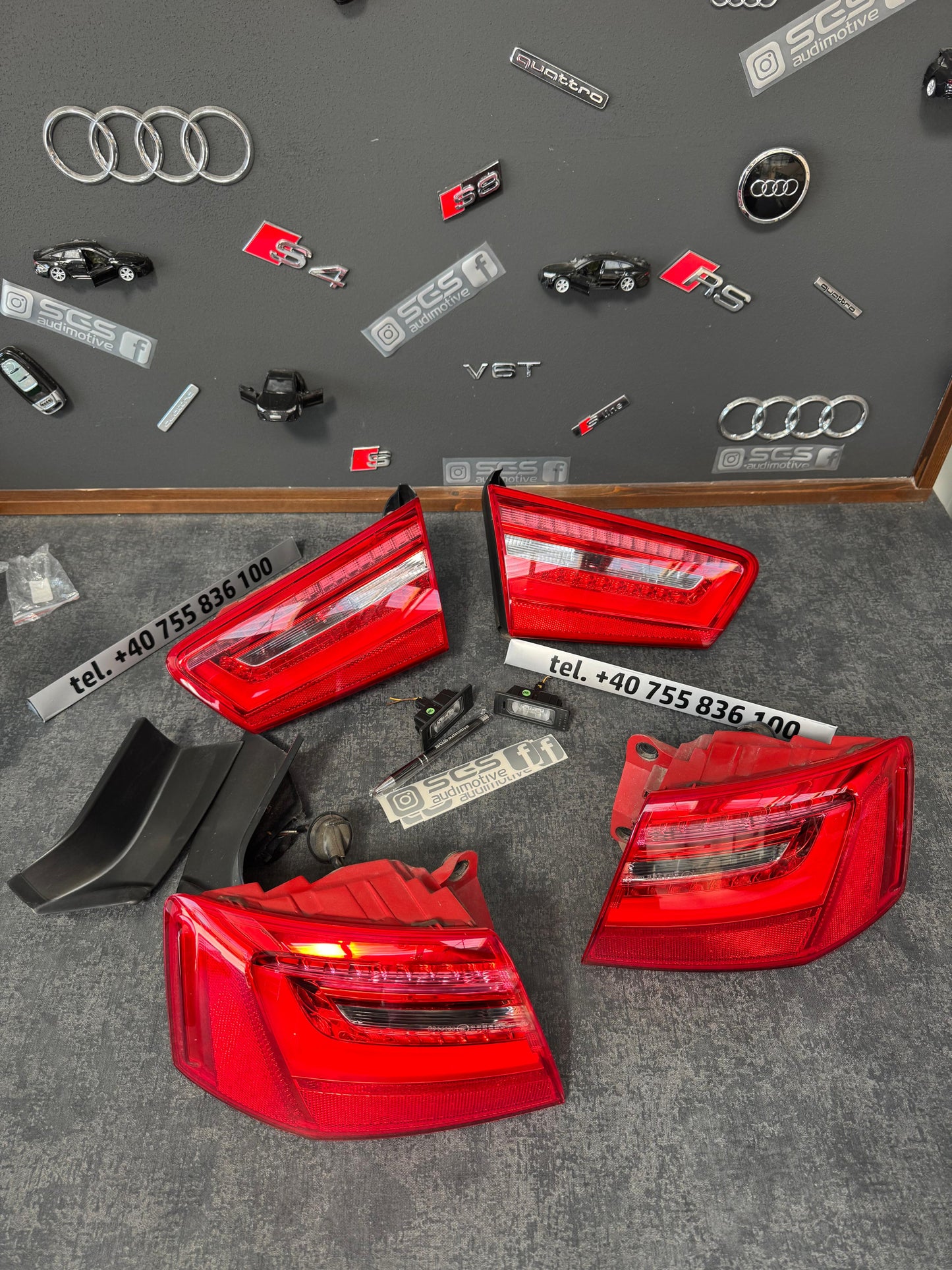 Stopuri LED Audi A6 C7 Sedan NFL (2011–2014) – cu mufe