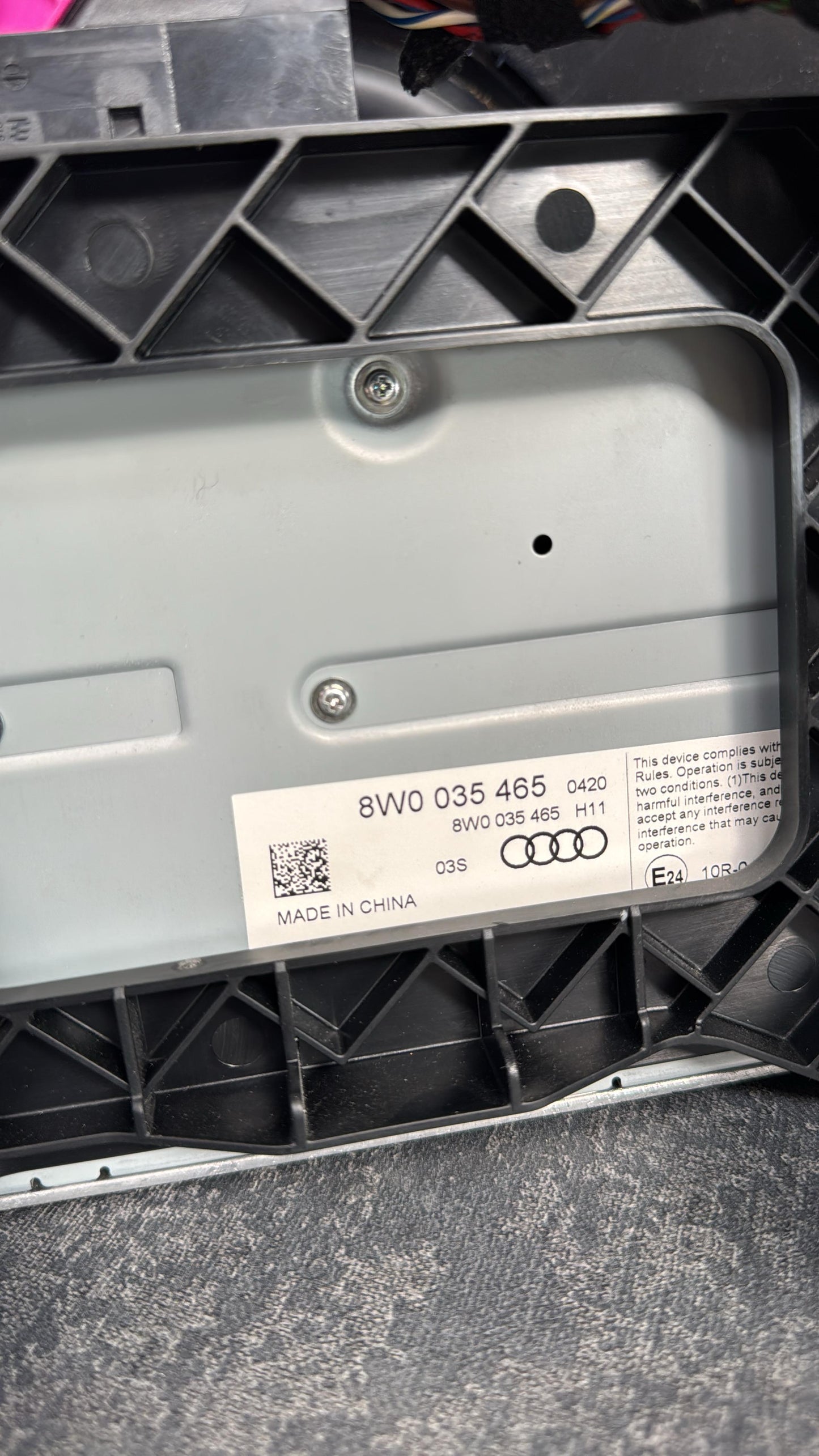 Sistem audio Bang & Olufsen – Audi A4 B9 8W (2016-2024)