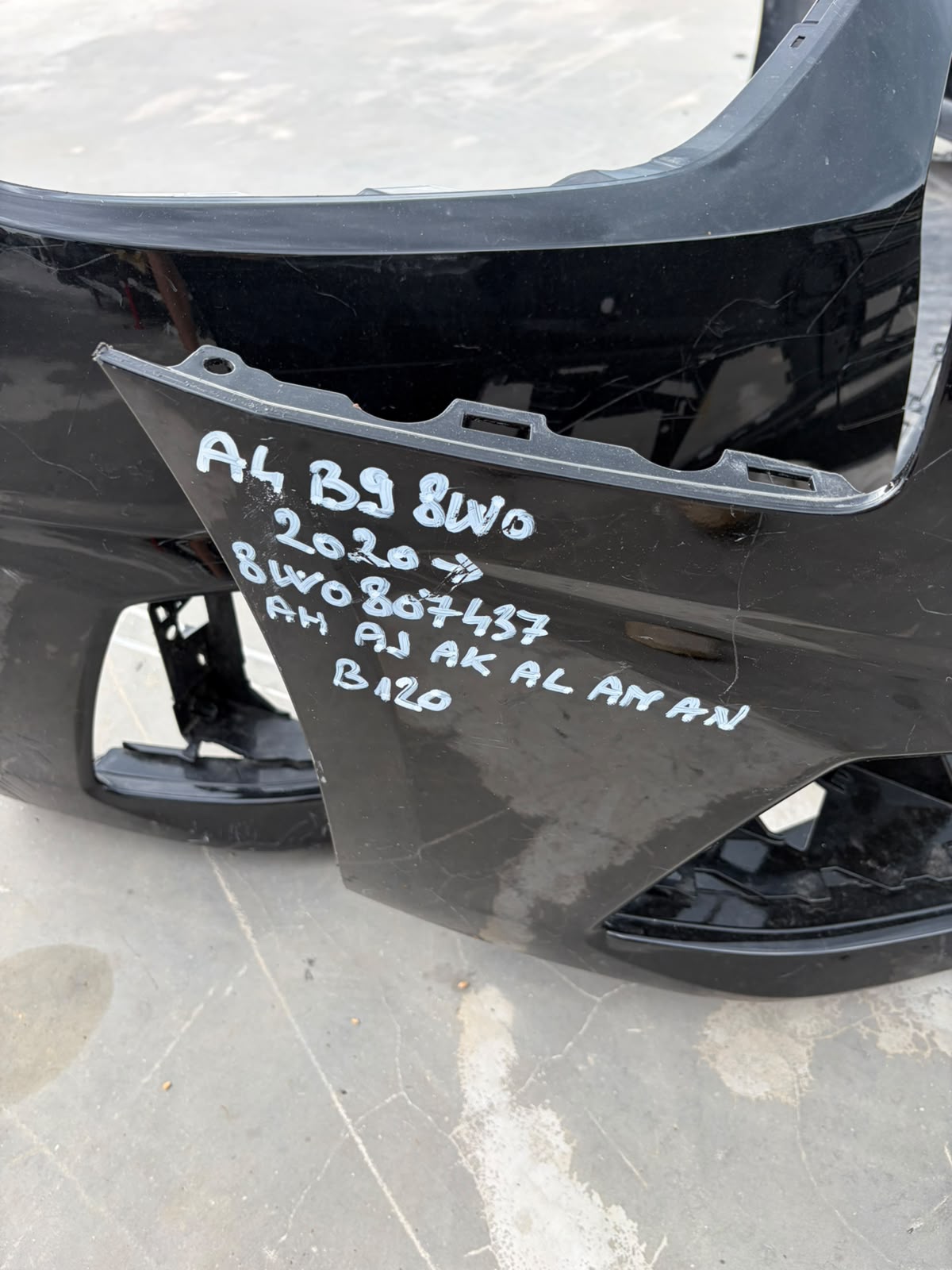Bară față Audi A4 B9 Facelift Standard / S-Line / Allroad (2019–2024)
