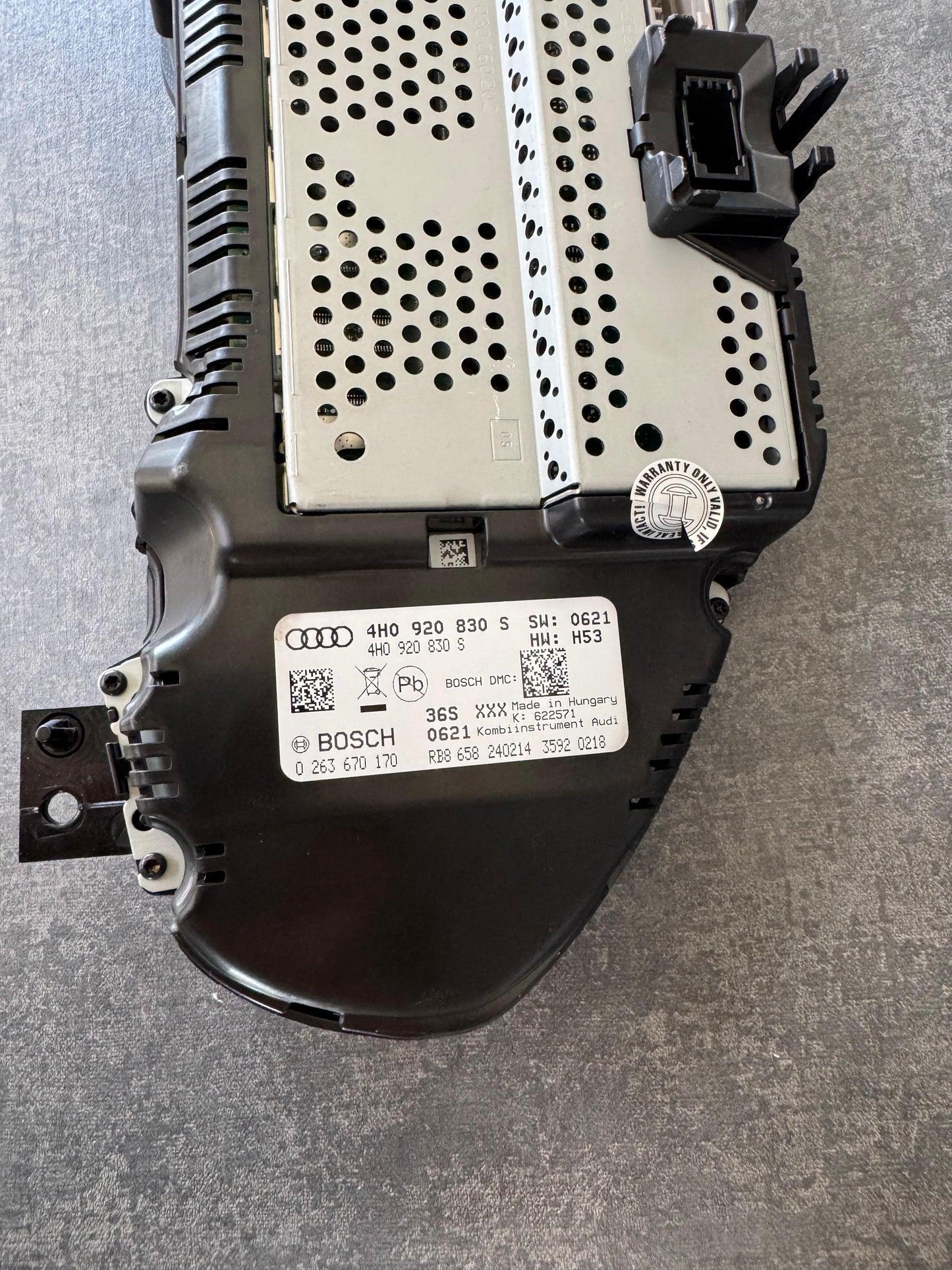 Ceasuri Bord – Audi S8 TFSI D4 - 4H0 920 830 S
