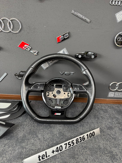 Volan Audi SQ5 8R cu padele aluminiu