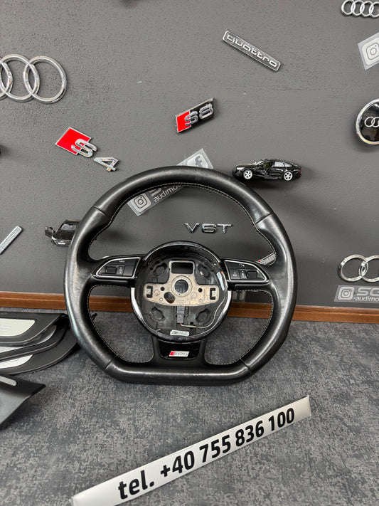 Volan Audi SQ5 8R cu padele aluminiu