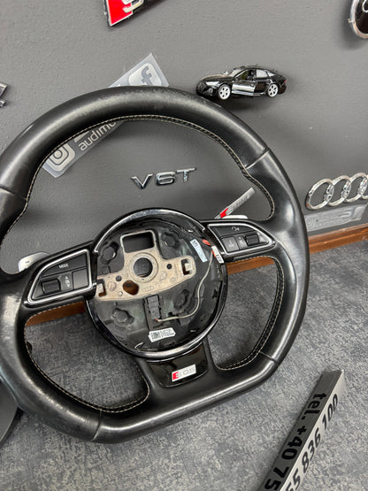 Volan Audi SQ5 8R cu padele aluminiu