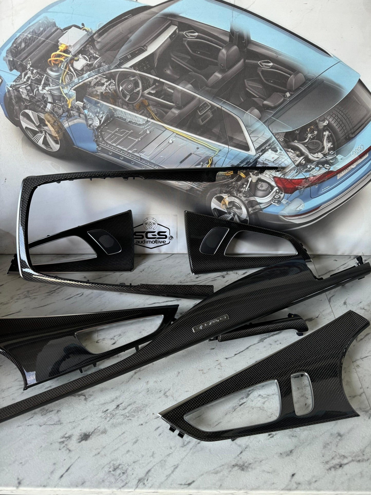 Trimuri carbon – Audi A7 4G