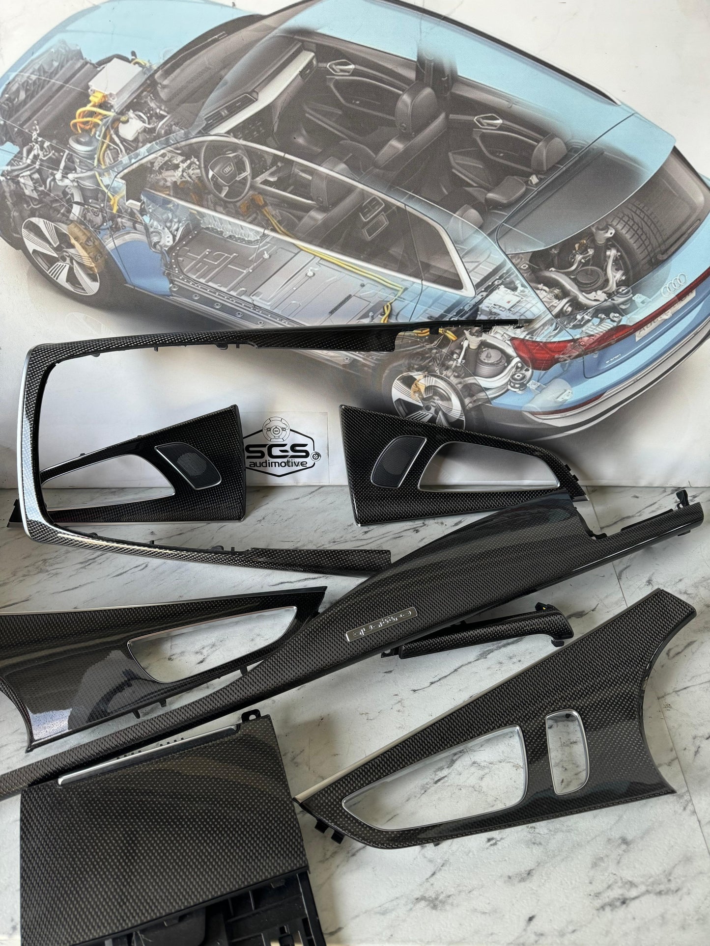 Trimuri carbon – Audi A7 4G