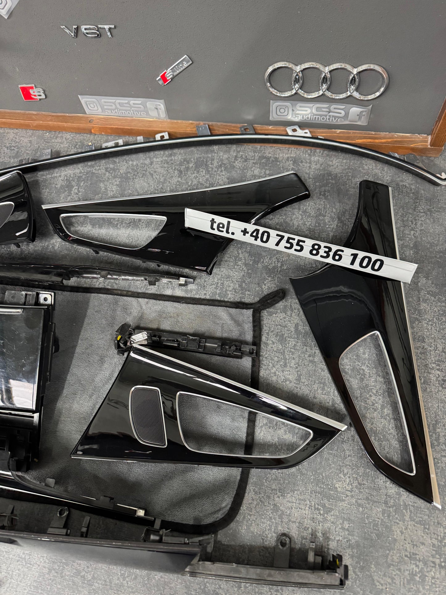 Pachet Trimuri Interioare Piano Black – Audi A7 4G