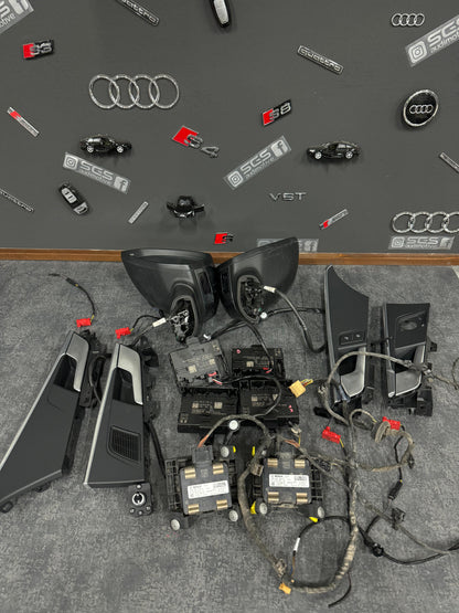 Set Oglinzi Electrice + Side Assist – Audi A4 B9 8W Sedan / Avant 2016-2024