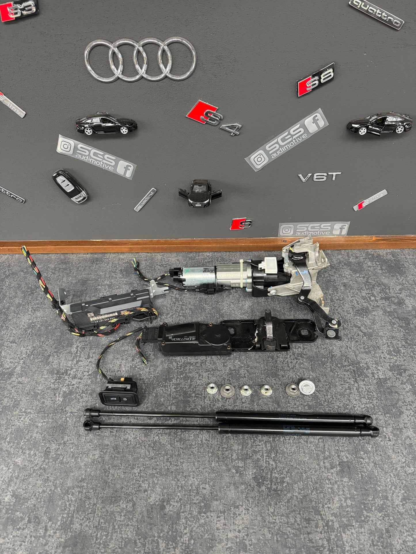 Kit Soft Close + Easy Open Portbagaj Audi A8 D4