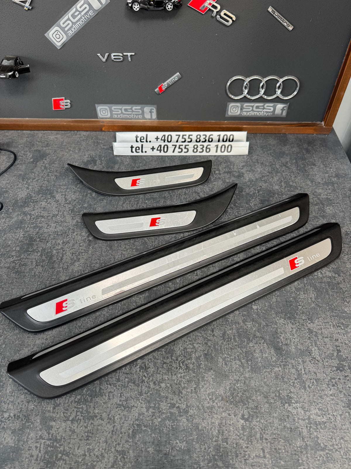 Trimuri prag S line Audi Q5 8R
