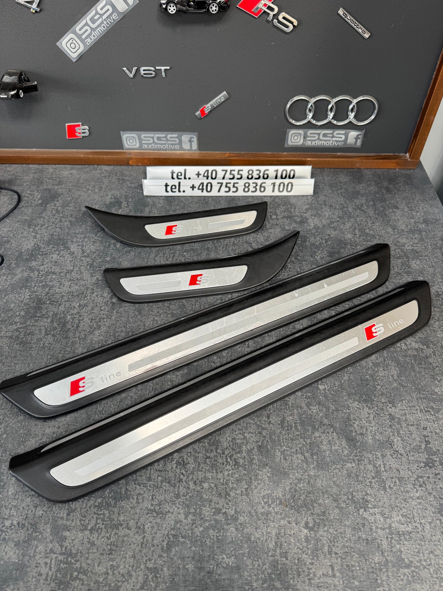 Trimuri prag S line Audi Q5 8R