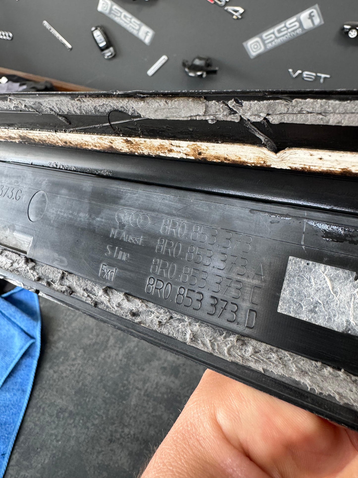 Trimuri prag S line Audi Q5 8R