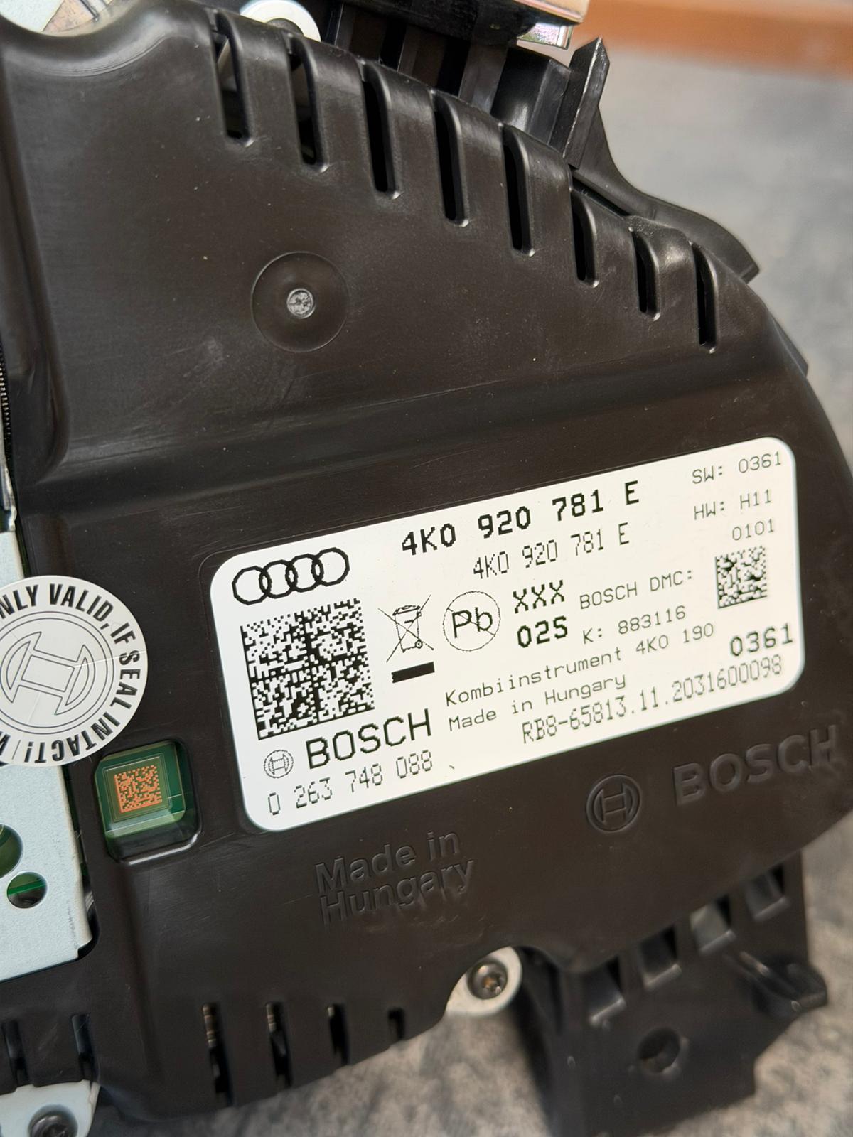 Ceasuri bord Audi A6 / A7 C8 4K