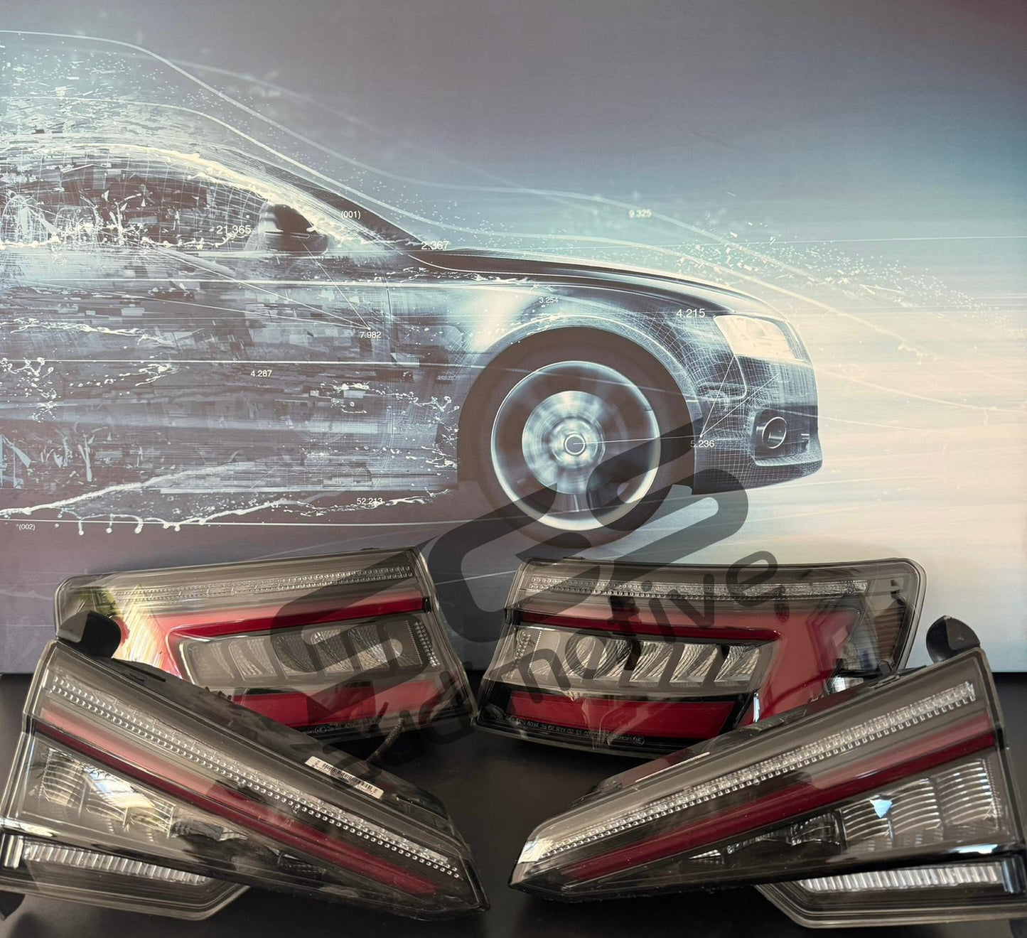 Set stopuri semnal dinamic fumurii Audi A4 B9 Sedan