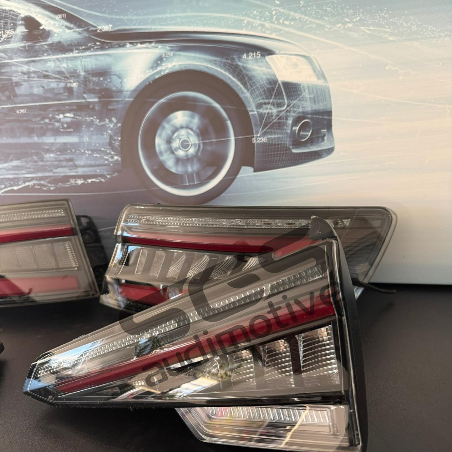 Set stopuri semnal dinamic fumurii Audi A4 B9 Sedan