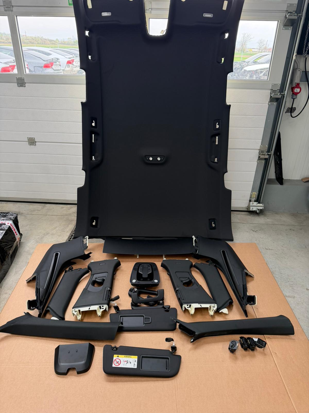 Plafon negru S line Audi A6 C8 Avant