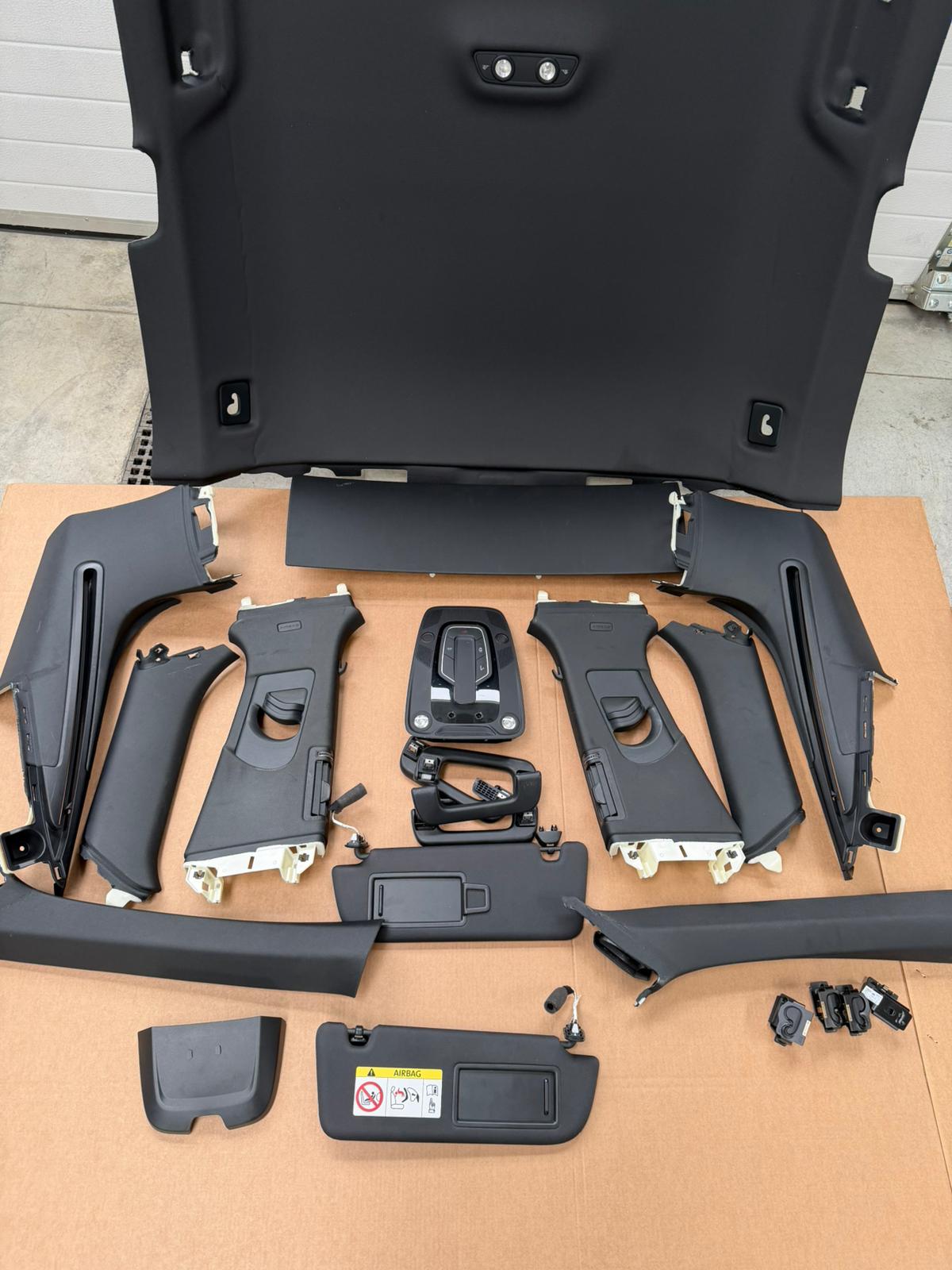 Plafon negru S line Audi A6 C8 Avant