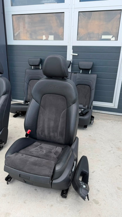 Interior complet Audi Q5 / SQ5 8R (2008–2016) Piele + Alcantara Electrice și Încălzite