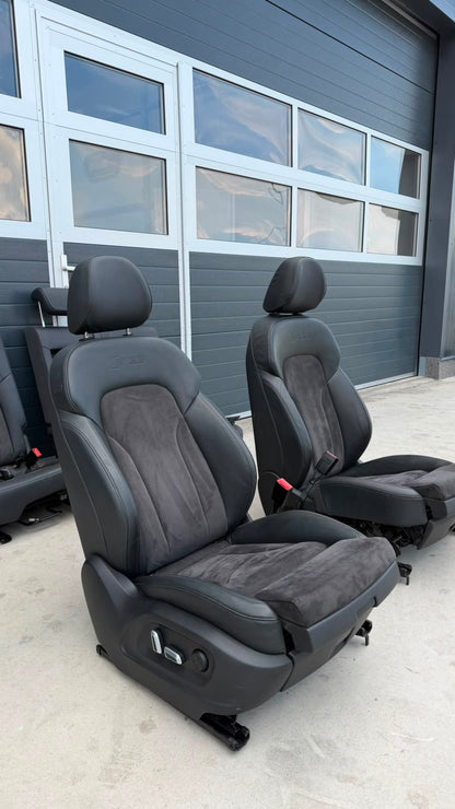 Interior complet Audi Q5 / SQ5 8R (2008–2016) Piele + Alcantara Electrice și Încălzite
