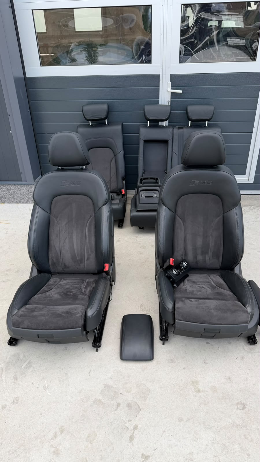 Interior complet Audi Q5 / SQ5 8R (2008–2016) Piele + Alcantara Electrice și Încălzite