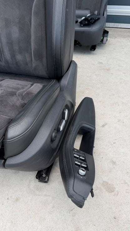Interior complet Audi Q5 / SQ5 8R (2008–2016) Piele + Alcantara Electrice și Încălzite