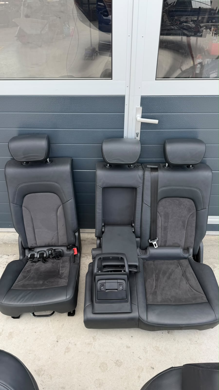 Interior complet Audi Q5 / SQ5 8R (2008–2016) Piele + Alcantara Electrice și Încălzite