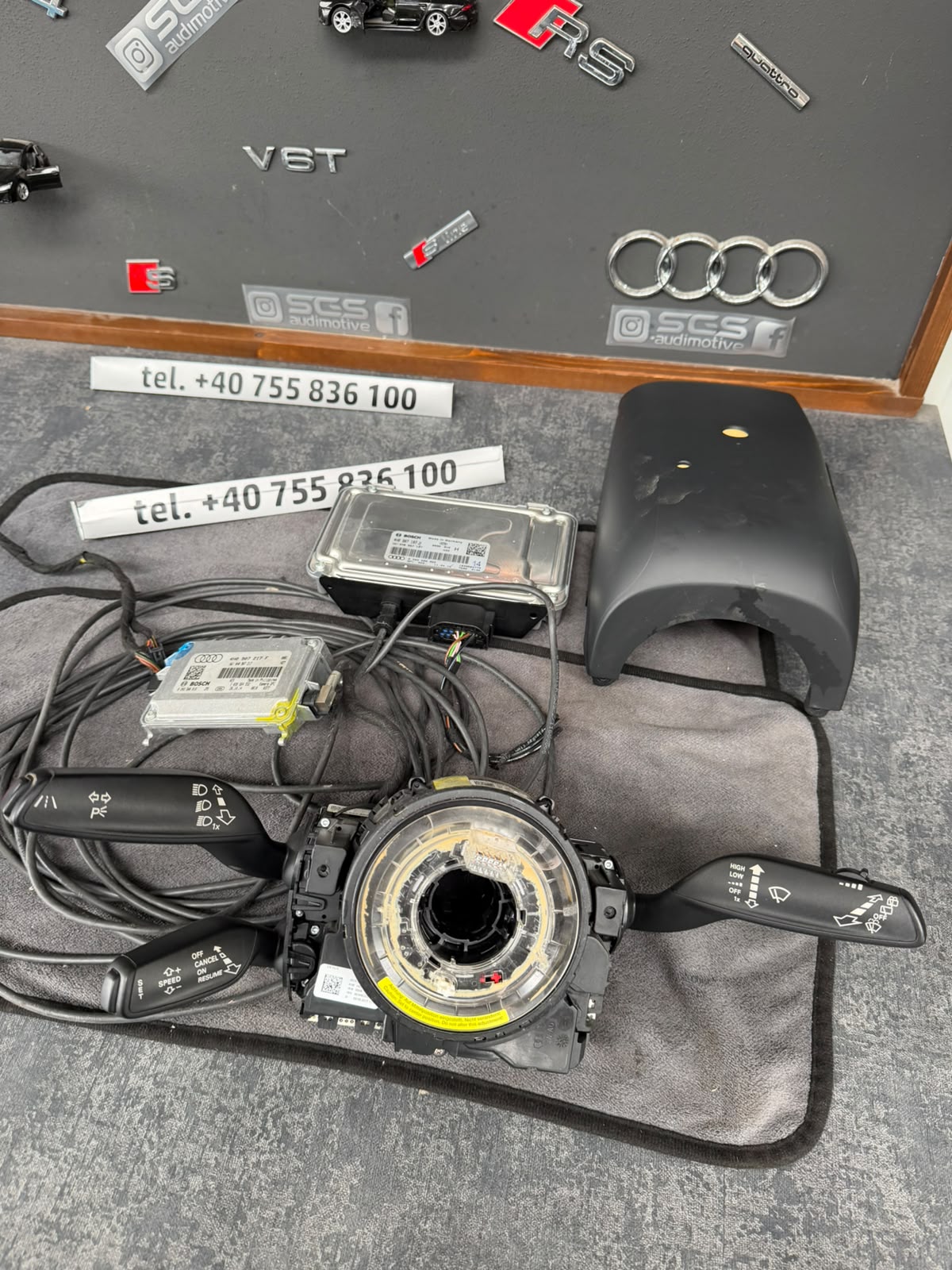 Componentele kitului Lane Assist Audi A6 C7 / A7 4G