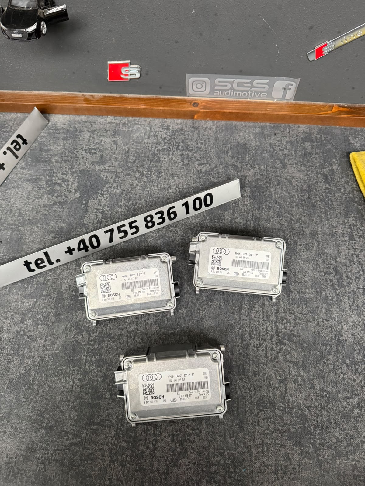 Cameră parbriz Bosch pentru Lane Assist și recunoașterea indicatoarelor, Audi