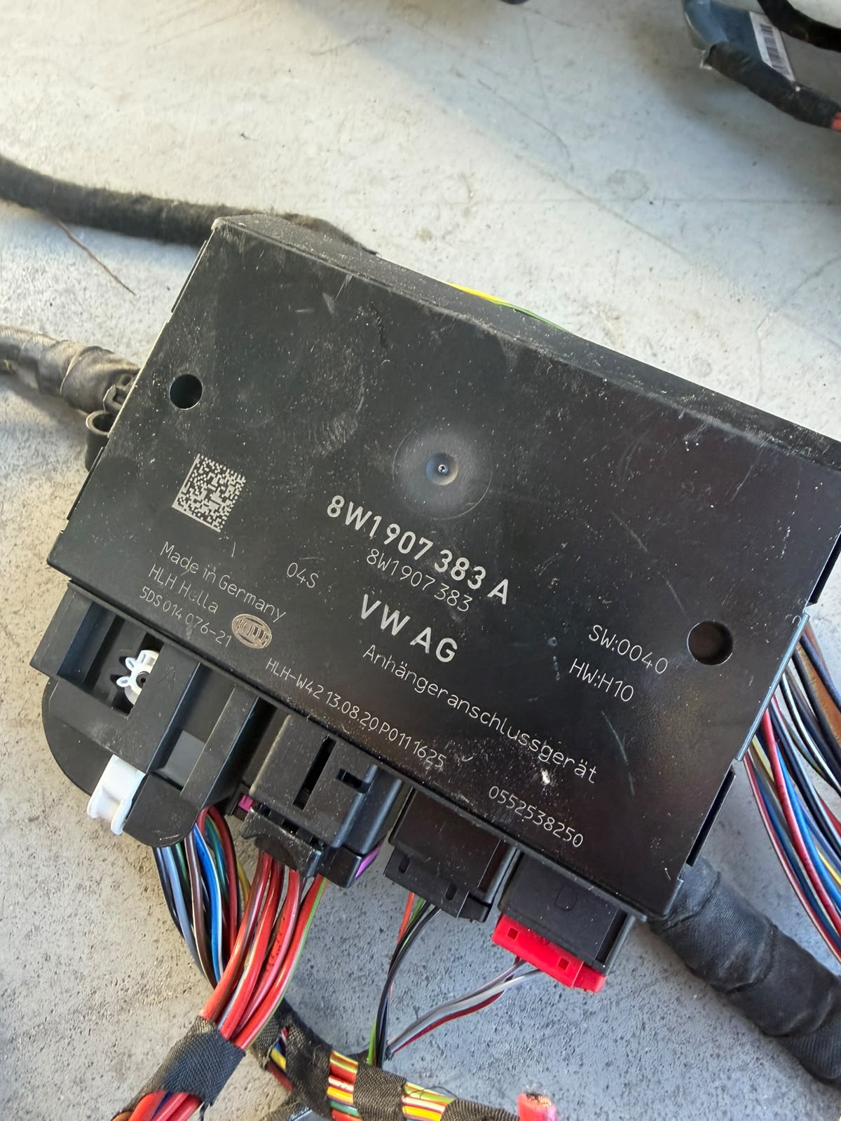 Modul de comandă remorcă Audi Q5 FY, cod piesă 8W1 907 383 A