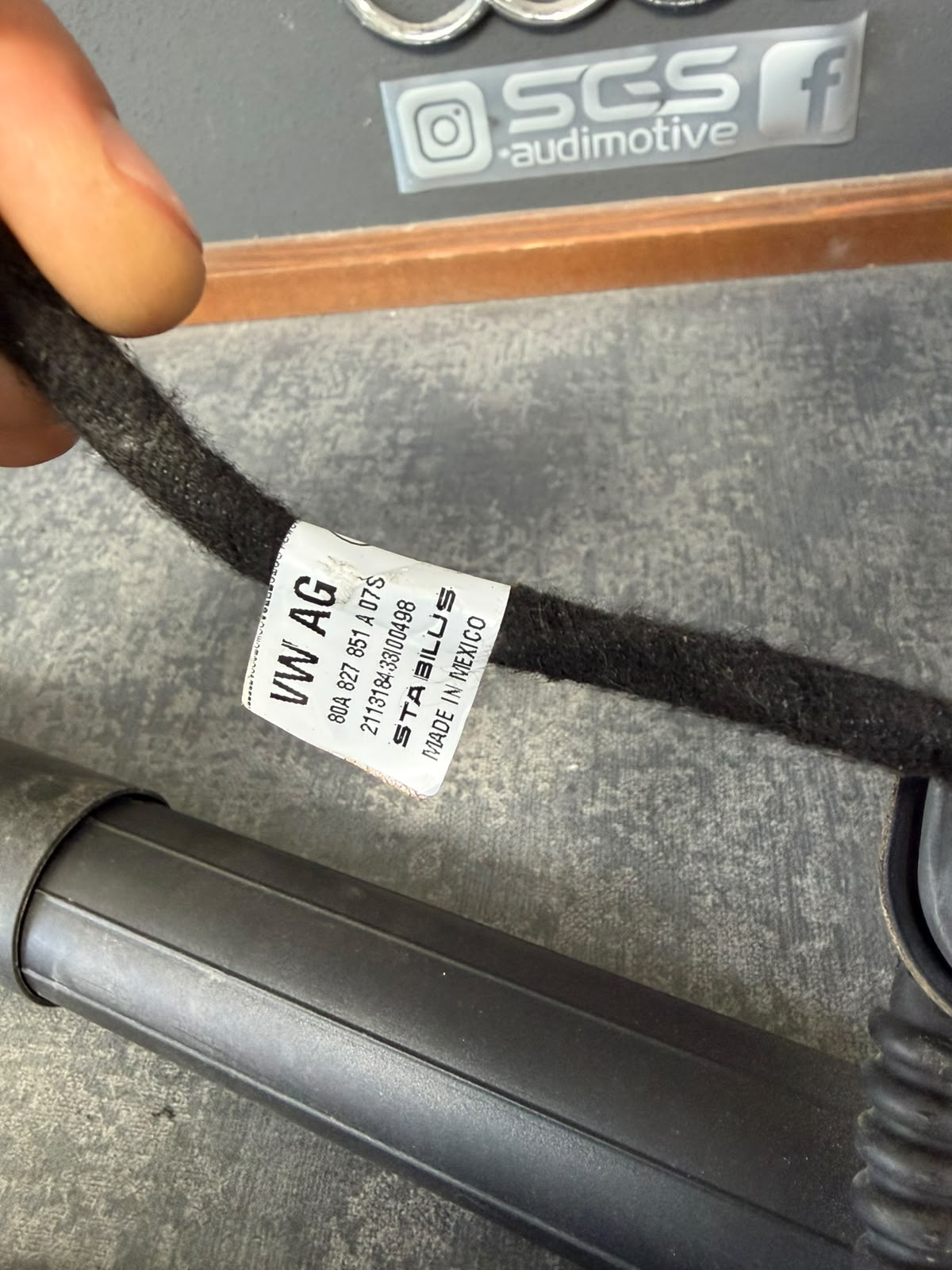 Amortizoarele electrice de haion Audi Q5 FY cu cablaj