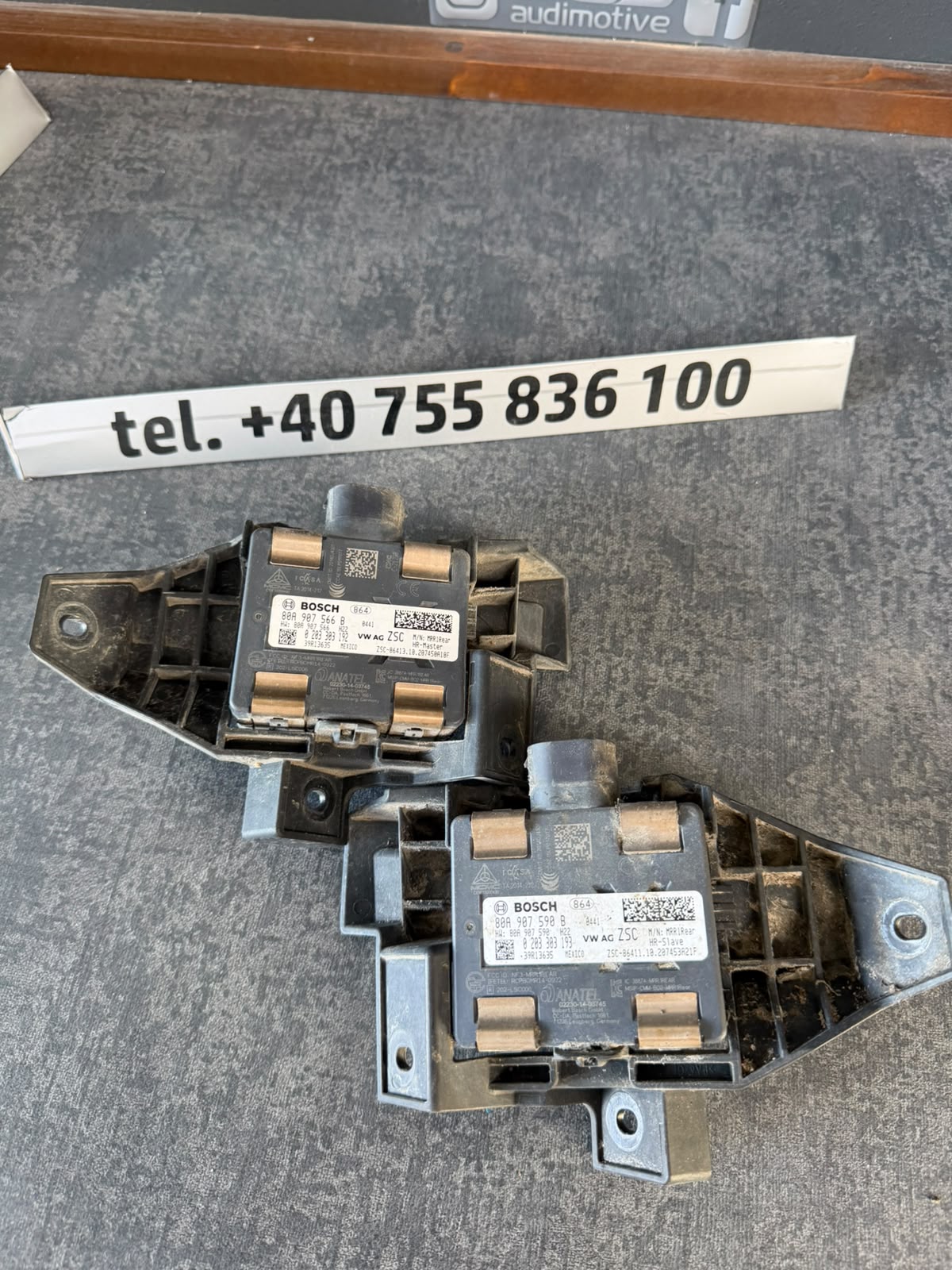 Radare Side Assist Bosch MRR1Rear pentru Audi Q5 FY