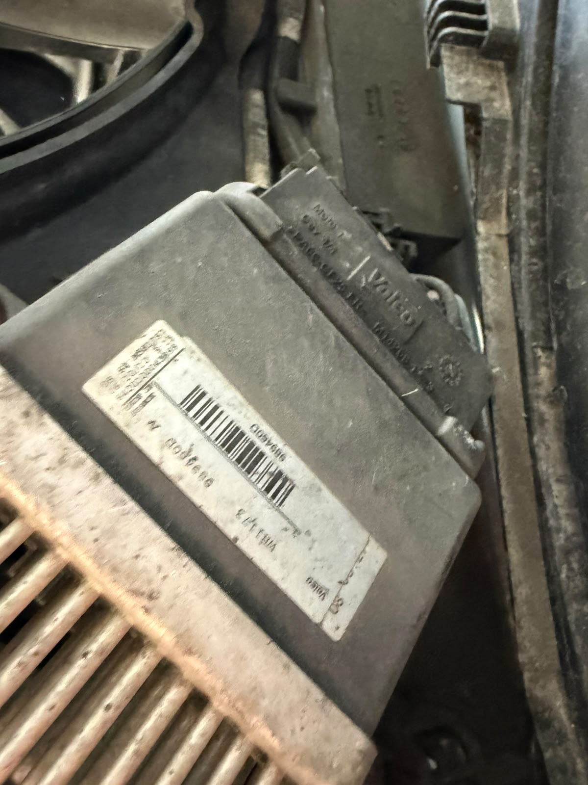 Ventilator răcire Audi, eticheta de identificare